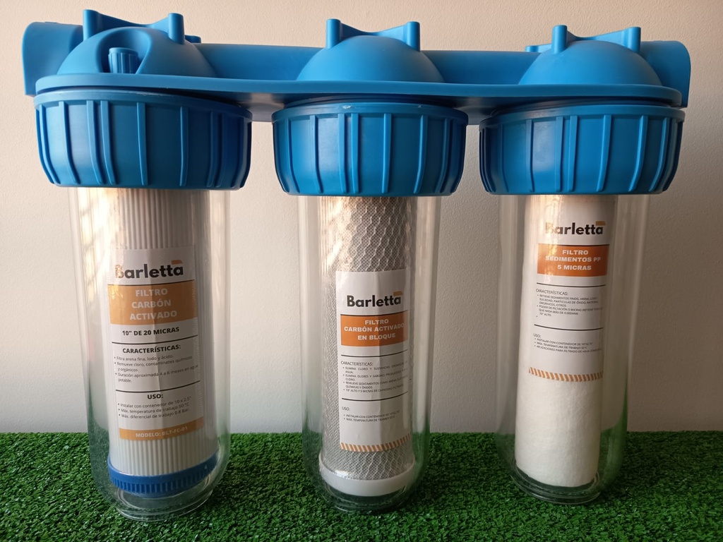 FILTRO DE AGUA 3 ETAPAS BARLETTA