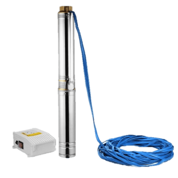 BOMBA SUMERGIBLE 4” 4XRm4/10 1 HP 220V, LEO. CON 20M CABLE Y CAJA DE ARRANQUE